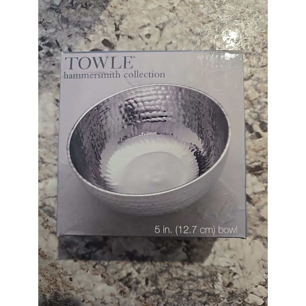 Towle Silversmiths Hammersmith Collection‎ 5 Inch Bowl Cast Aluminum Silver